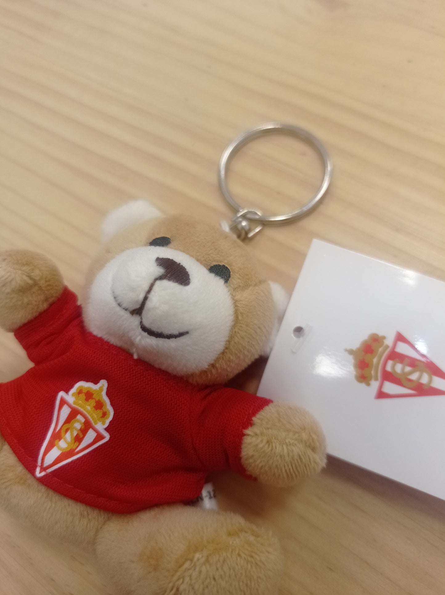 Llavero osito peluche Sporting de Gijón